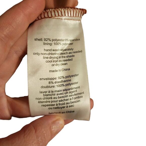 Retro 70s Style Flutter Sleeve Velvet Maxi Wrap Dress Womens Size 8 Mauve Pink - Picture 7 of 7